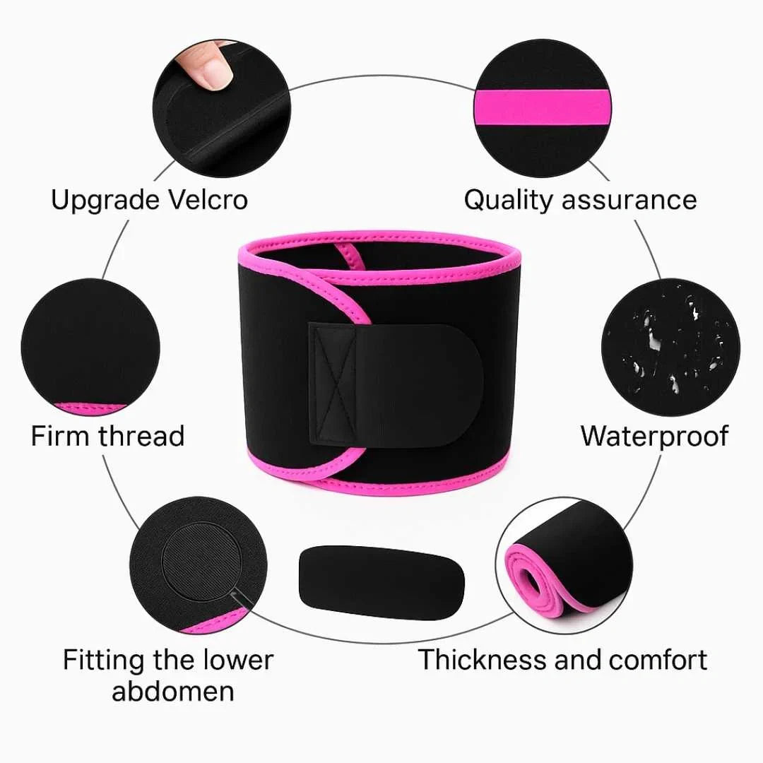 Sweat Belt for Waist | Imported Quality | Adjustable Size