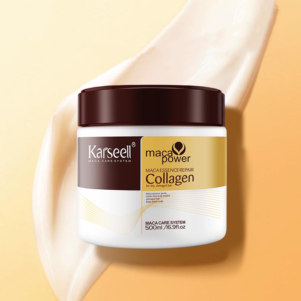 Karseell™ - Collagen Hair Treatment Mask - 500ml for Dry Damaged Hair