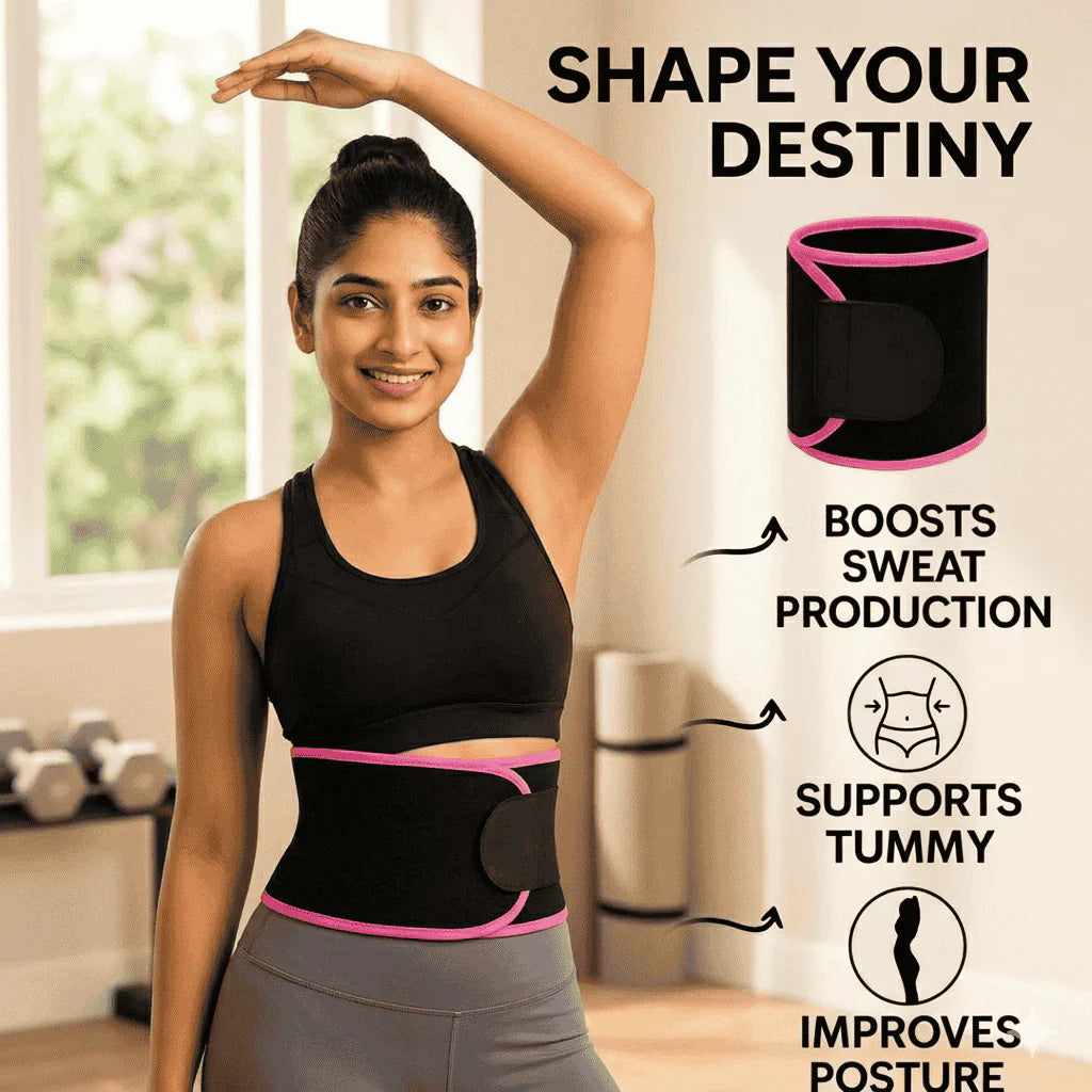 Sweat Belt for Waist | Imported Quality | Adjustable Size